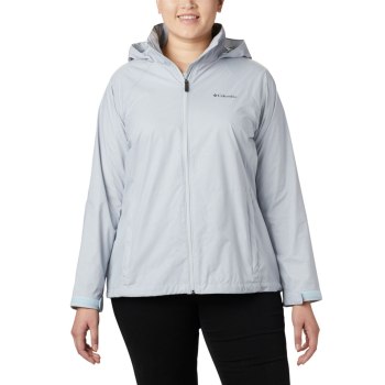 Columbia Ženske Jakne - Switchback III Printed Plus Size Sive | BTOH-60457